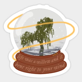 Willow, Taylor Inspired Evermore Sticker